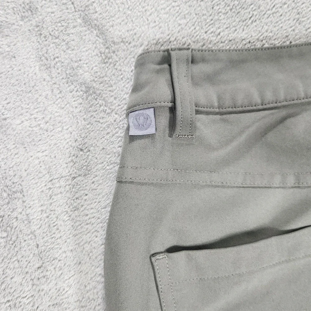 Lululemon Pants Mens 33 Green 5 Pocket ABC Stretch Tech Chino Casual Golf Travel